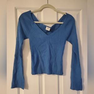 Abercrombie & Fitch Split Sleeve Sweater (Large)